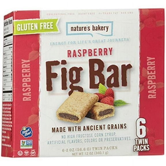 6.2 oz Gluten Free Raspberry Fig Bar
