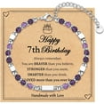 thumbnail image 1 of 6-21 Years Old Girls Birthday Gifts, Tiny Beaded Bracelets Gifts for Daughter Granddaughter Niece Friends with Happy 6th-21st Birthday Card, 1 of 6