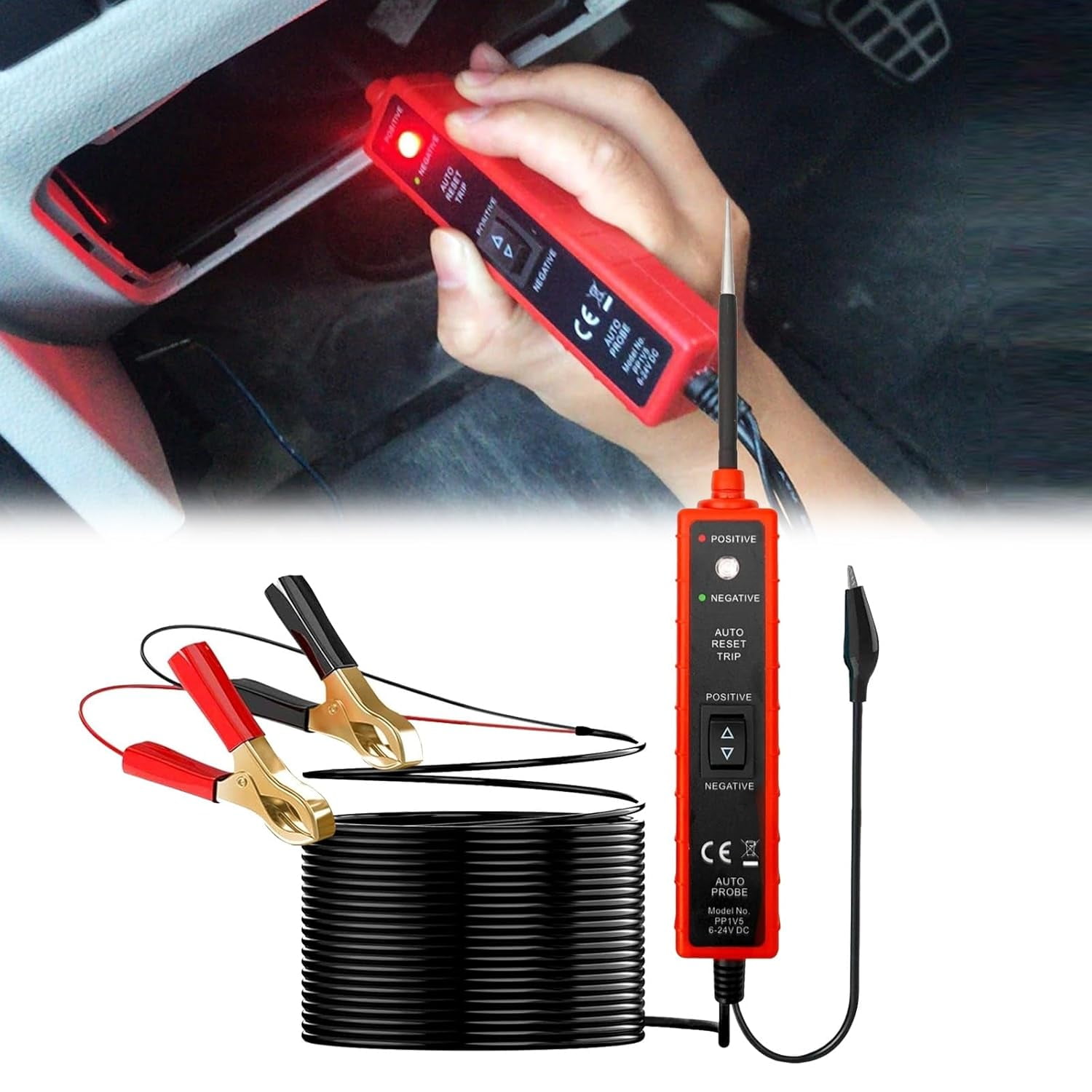 624V DC Automotive Electrical System Tester, Power Circuit Probe