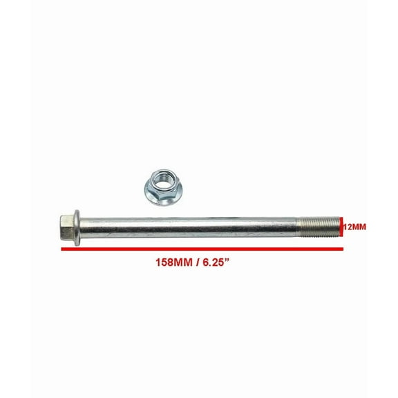 6.25" 12MM WHEEL AXLE FOR FRONT WHEEL 49CC MINI POCKET DIRT BIKE DB49A DB70 Coolster QG-210 AX15