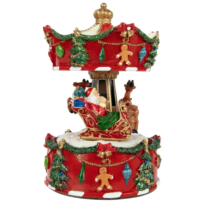 レトロ な クリスマス　飾り holiday carousel レトロ な クリスマス 飾り holiday carousel