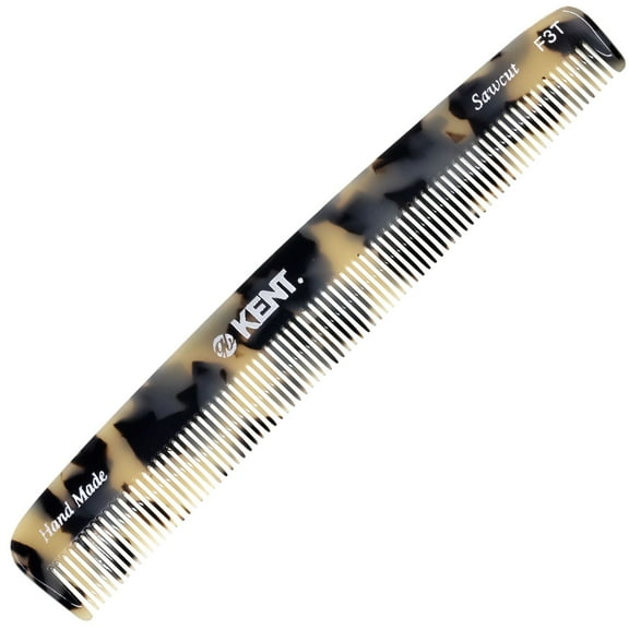 Kent F3T Fine Tooth Comb for Hair Care, Parting Comb Combs for Men and Combs for Women, Dandruff Hair Comb, Kent Mens Combs for Hair Fine Teeth Comb Hair Comb
