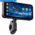thumbnail image 1 of FENGXIH 6.25" Motorcycle GPS Navigation Screen with 1080P Dash Cam & TPMS, Wireless CarPlay/Android Auto, IP67 Waterproof, Wi-Fi, Loop Recording, 1 of 16
