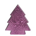 thumbnail image 1 of 6.25" Purple Ceramic Textured Tree with Star Table Top Christmas Decoration, 1 of 2