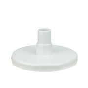 Northlight Round Classic Swimming Pool Vacuum Plate 6.25" - White
