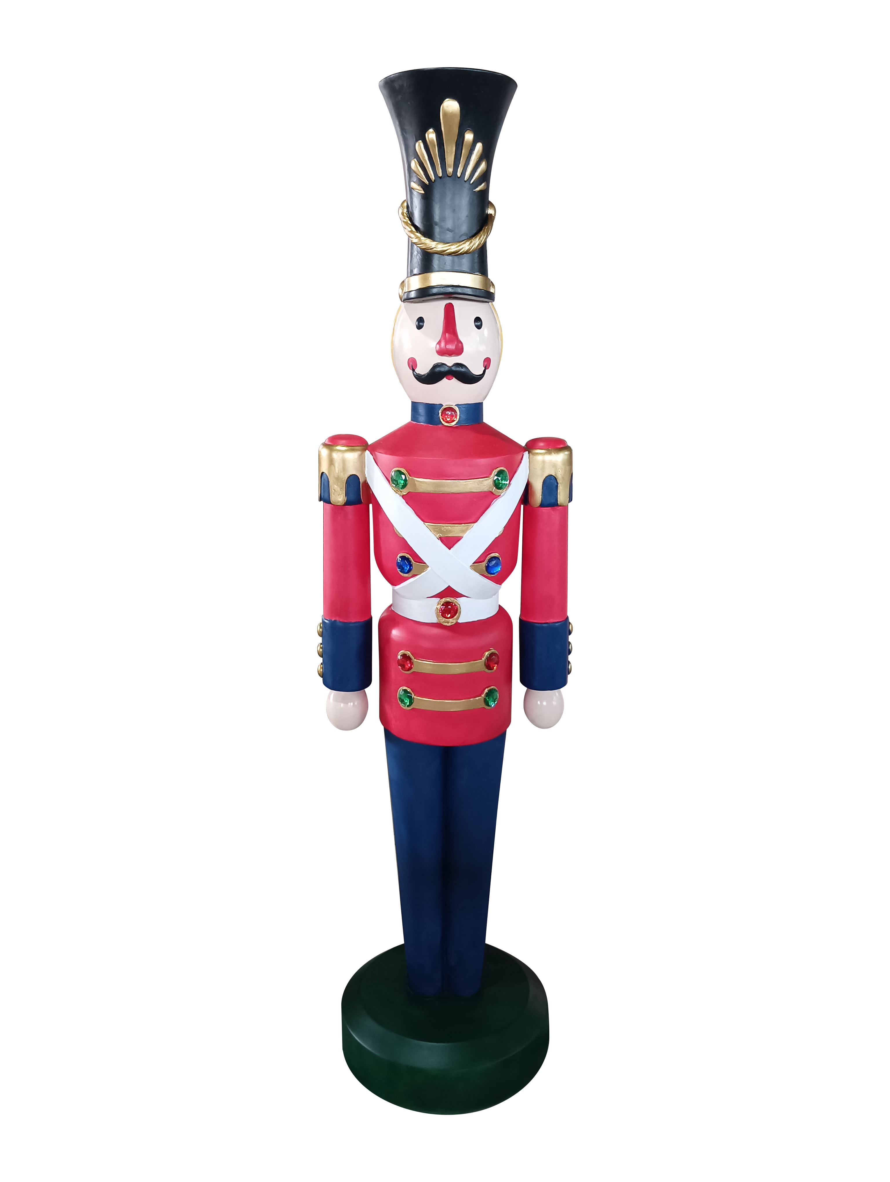 Fiberglass nutcracker soldier hotsell