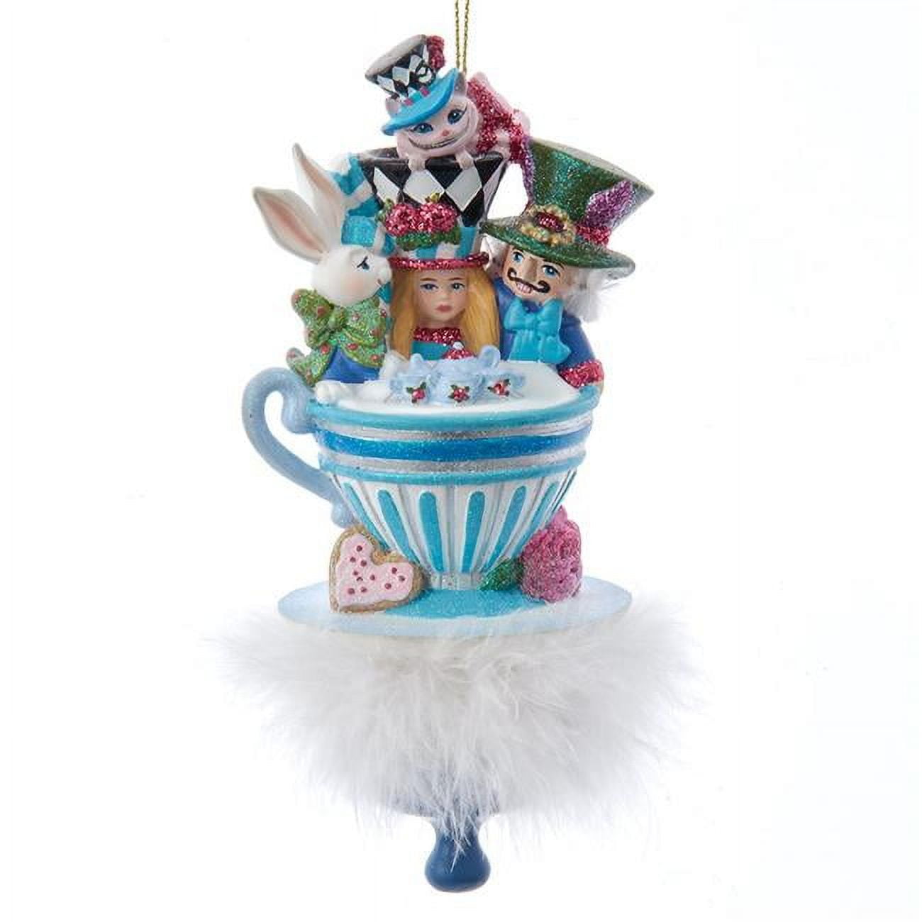 Holly Hats Alice In Wonderland Ornament 6” Happy Hatter - Digs N Gifts