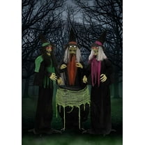 6.25FT Judy, Jody, and Julie Coven of Witches Animated Decoration - Scream Saver
