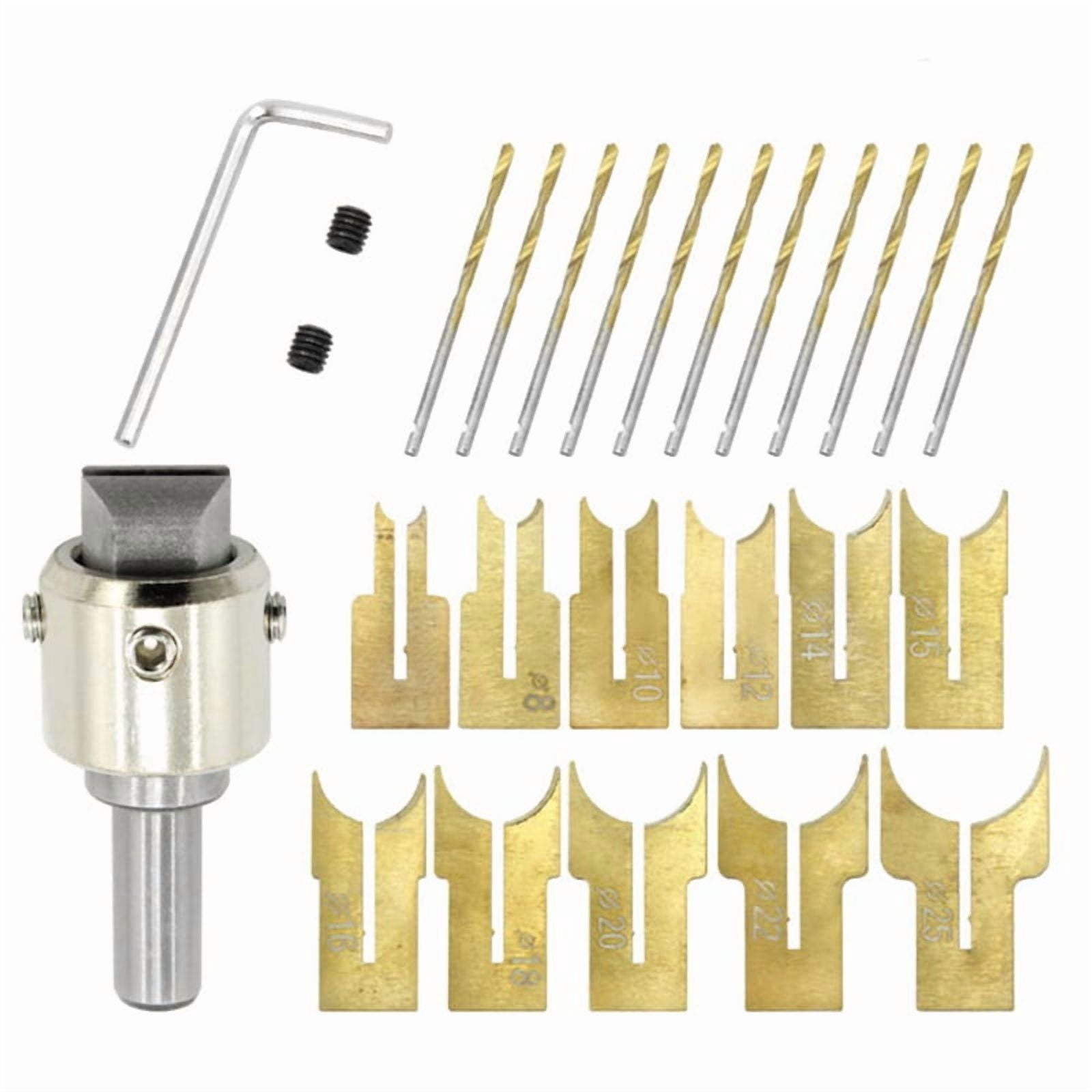 6-25mm Woodworking Round Bead Cutter Bead Drill Bit Buddha Ball Router ...