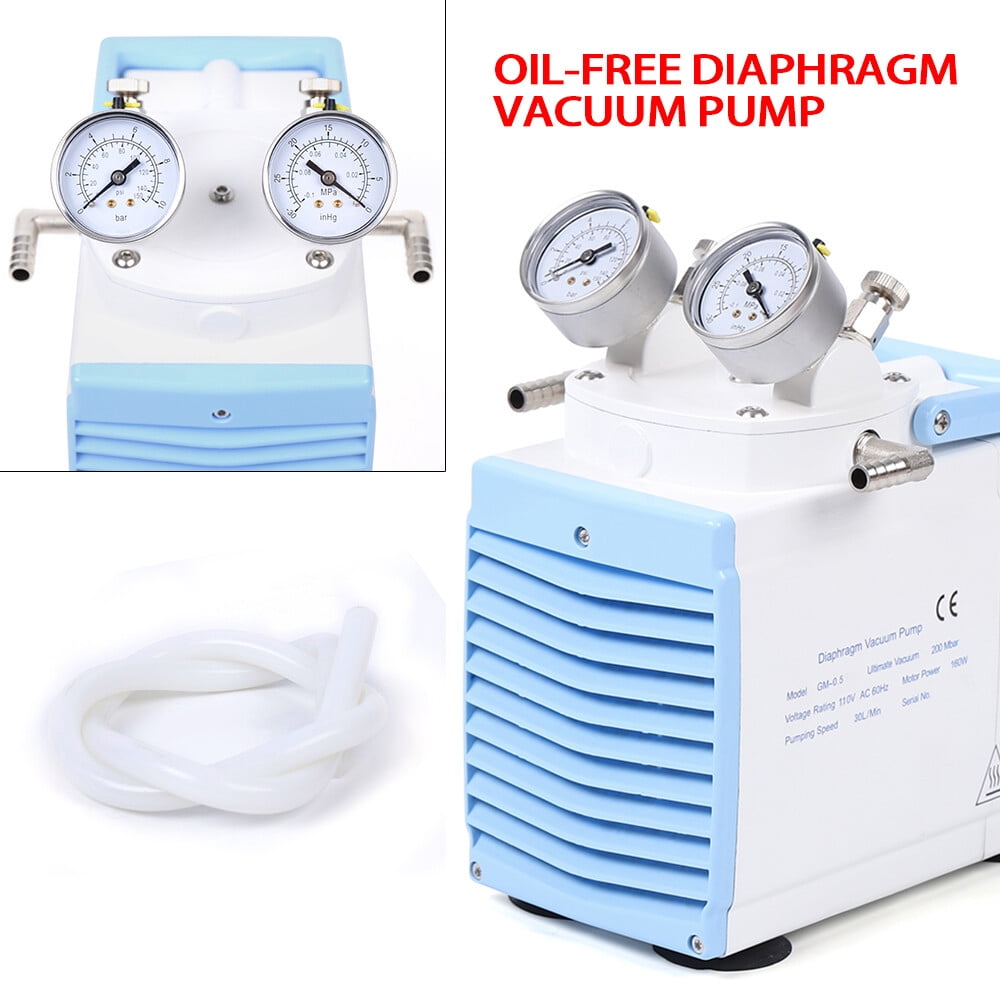 6.29*8.26*9.25 Freestanding GM-0.5A Handheld Oil Free Diaphragm Vacuum Pump 30L/min Lab Oilless Pump 110V