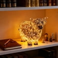 thumbnail image 1 of 6.29in Highland Cow LED Light Up Christmas Decor, 3D Lighted Cattle Ornament for Outdoor Porch, Garden, and Yard with Weather-Resistant Frame, 1 of 7