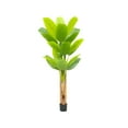thumbnail image 1 of 6.2FT/6.9FT Tall Artificial Banana Tree Fake Banana Tree With 10 Large Leaves And Natural Bark Greenery Potted Plant For Home, 1 of 9