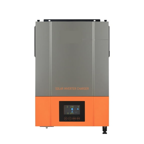 6.2KW Hybrid Solar Inverter Pure Sine Wave Inversor 48V 230VAC PV Input Max 500vdc MPPT 120A Solar Controller Support Li ,Wide Use