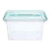 6.2qt. Mint Storage Bin with Lid by Simply Tidy - Versatile Organizer for Crafts - Books - Files & More - 1 Pack