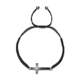 thumbnail image 1 of 6.3-11.8 Inch Cross Friendship Bracelet Adjustable Braided Rope - Strand Wristband for Women Men Boy Girls - Handmade Braided Cross Black Red String Protection Jewelry, 1 of 2