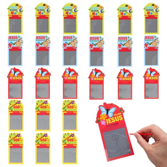 6 3/4" - 7" Rainforest VBS Cardstock Magic Screens - 24 Pc.