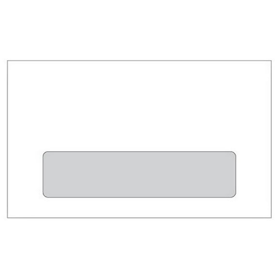 #6-3/4 Digi-Clear Window Envelopes, 3-5/8" x 6-1/2", 24#, A-Style Window, White, Laser Compatible (Box of 500)