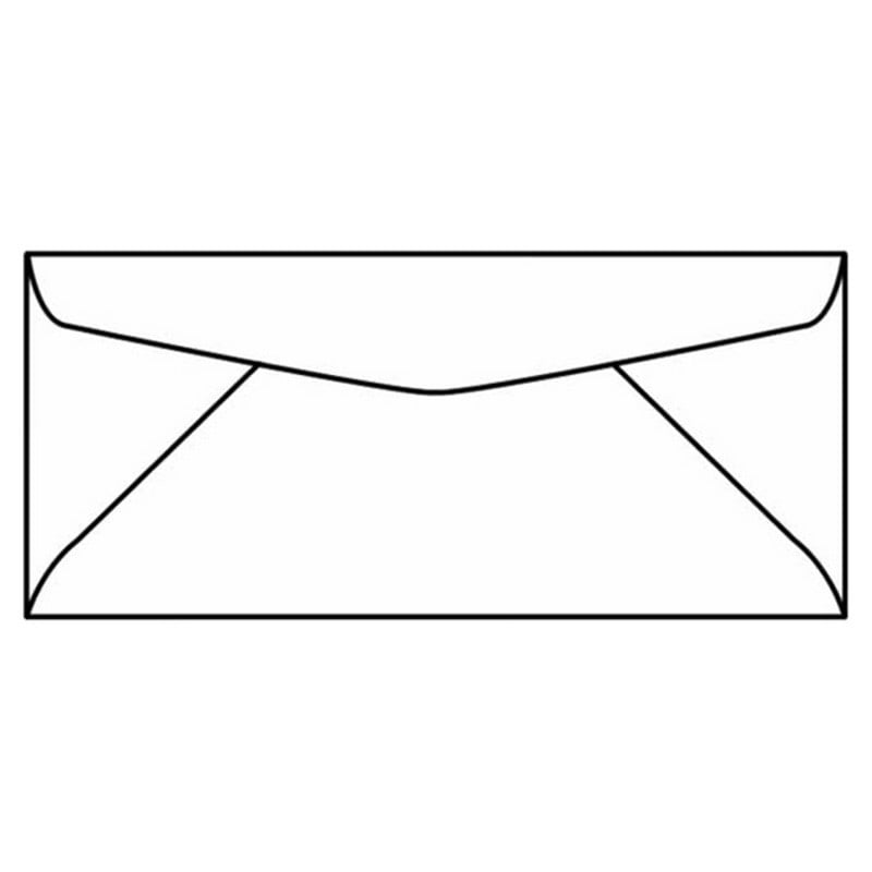 #6-3/4 Regular Envelopes, 3-5/8" x 6-1/2", 28#, White, Diagonal Seam, No Window (Box of 500)