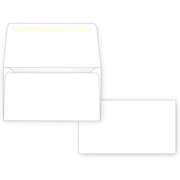#6 3/4 Remittance Envelope - Wallet Flap - 24# White (3 5/8 x 6 1/2) (2500)