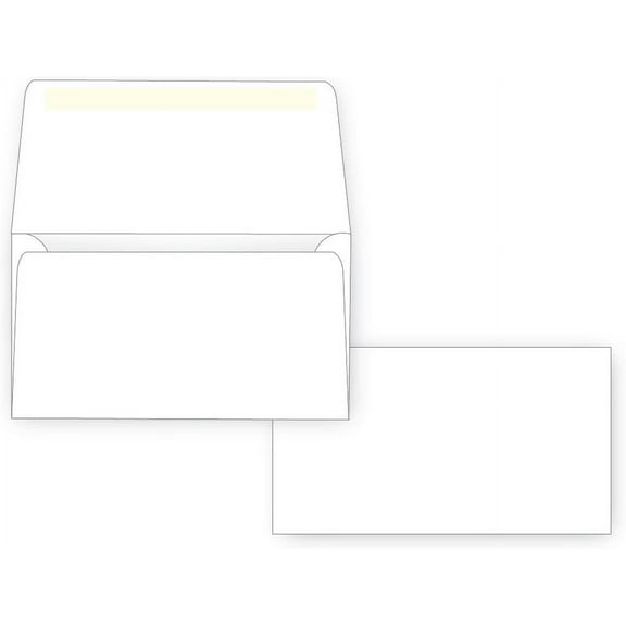 #6 3/4 Remittance Envelope - Wallet Flap - 24# White (3 5/8 x 6 1/2) (250)