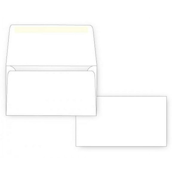 #6 3/4 Remittance Envelope - Wallet Flap - 24# White (3 5/8 x 6 1/2) (Box of 1000)