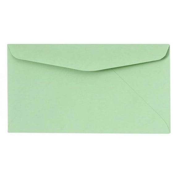 #6 3/4 Reply Business Envelopes- 50 Per Pack (Pastel Green)