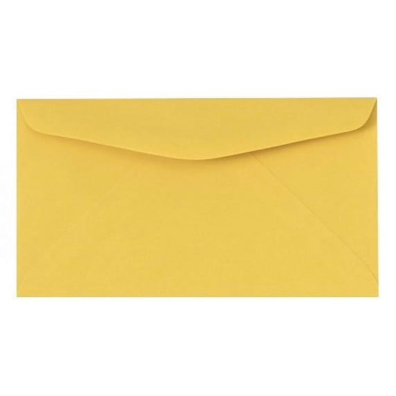 #6 3/4 Reply Business Envelopes Envelopes - 50 Per Pack (Goldenrod)