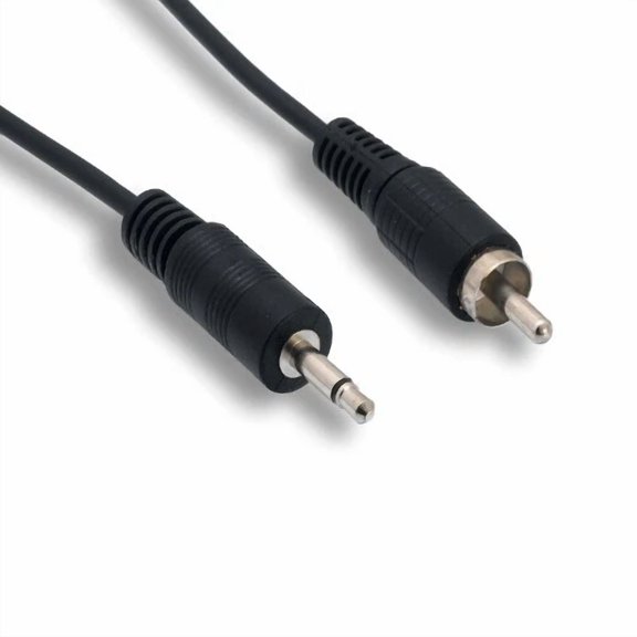6' 3.5Mm Aux Mono Male To Rca Mono Male Audio Cable Cord Mp3 Mp4 Laptop Speaker