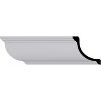 6 3/8"H x 6 3/8"P x 9"F x 94 1/2"L Claremont Crown Moulding
