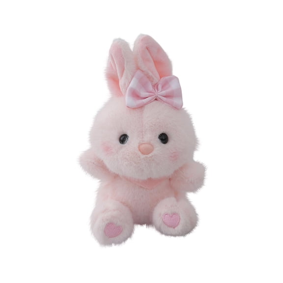 6.3" Bunny Plush Toy Stuffed Animal - Ultra-soft Rabbits Doll for Women, Cute Gift for Birthdays, Easter Gifts, Valentines Day Gifts, Cozy Room Decor, Pink