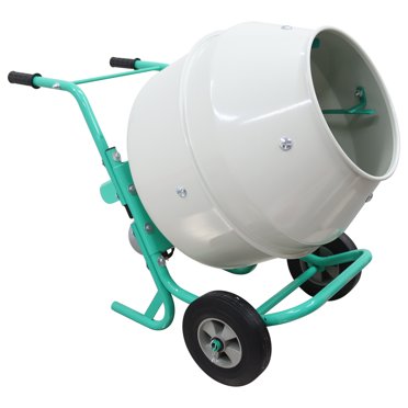 ETSG 3 Cubic Foot Electric Cement Mixer – Portable Concrete Mixer For Mortar, Stone, And DIY Projects