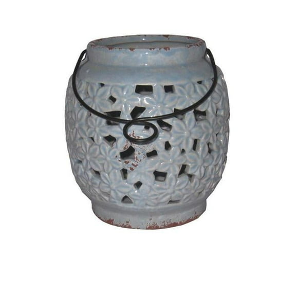 6.3"H Ceramic Candle Holders