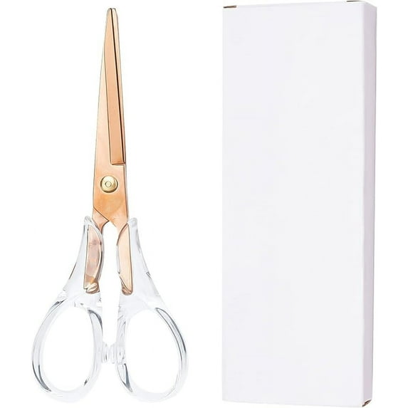 6.3 Inch Acrylic Handle Scissors Stainless Steel Scissors Paper Shears Scissors