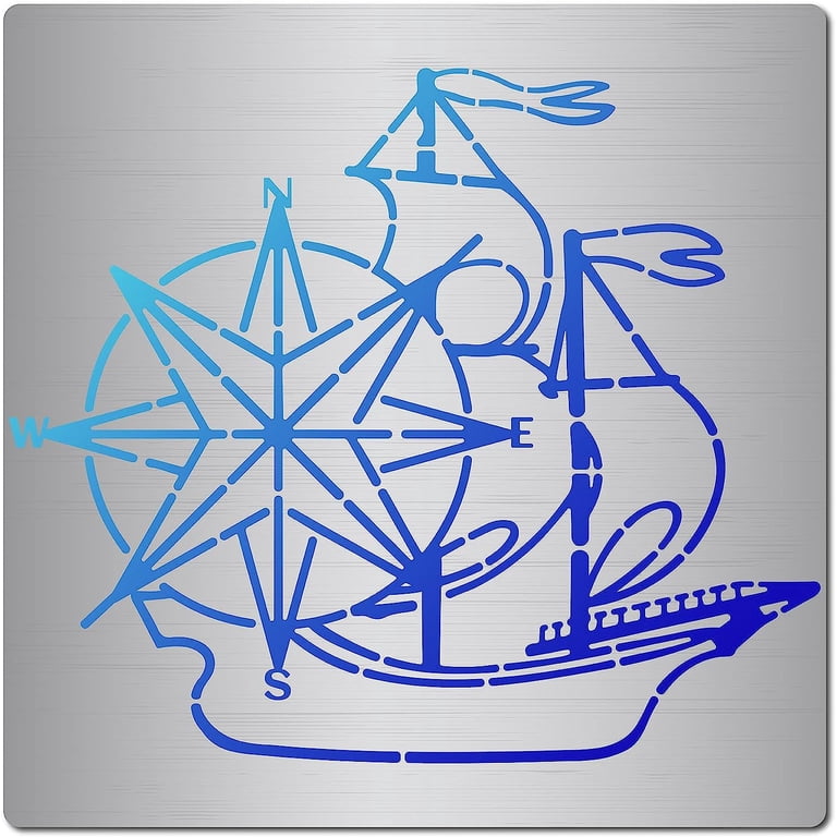 Nautical Compass Rose Stencils Compass Rose Stencil Table My