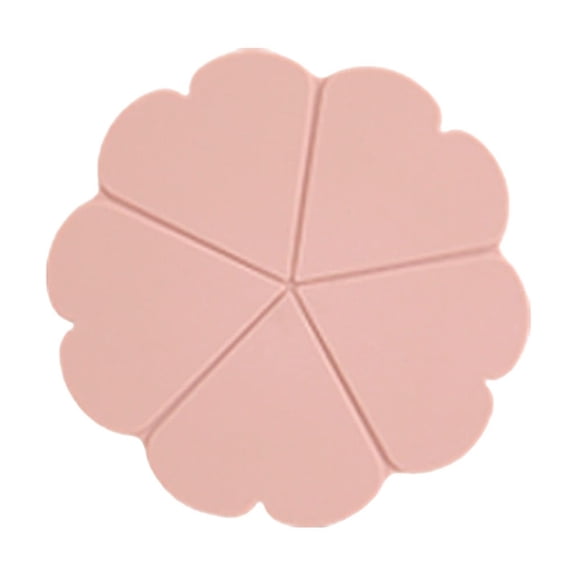 6.3 Inch Heat Resistant Silicone Flower Trivet, Anti Scald Pot Table Mat, Flexible Hot Dish Protector for Kitchen Counter, Dining Table And Coffee Cup Daily Placement