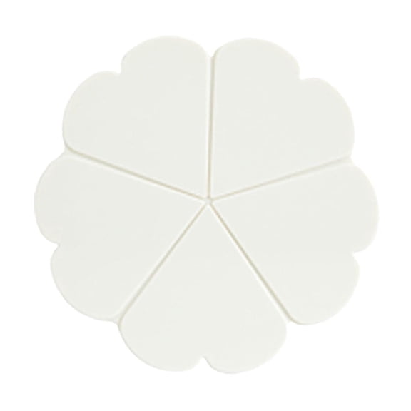 6.3 Inch Heat Resistant Silicone Flower Trivet, Anti Scald Pot Table Mat, Flexible Hot Dish Protector for Kitchen Counter, Dining Table And Coffee Cup Daily Placement