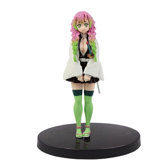 6.3 Inch Kimetsu No Yaiba Kanroji Mitsuri Detailed PVC Character Model Hobby Display Collection Piece