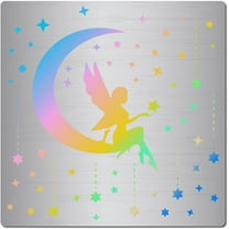 6.3 Inch Metal Fairy Stencil Angel Templates Reusable Moon Star Journal Border Stainless Steel Stencils