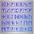 thumbnail image 1 of 6.3 Inch Metal Runes Stencil Stainless Steel Wood Burning Stencils and Patterns Reusable Templates Journal Tool, 1 of 9