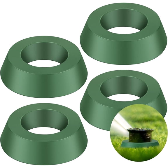 6.3 Inch Plastic Sprinkler Head Protector Donut Guard for Rotary Sprinklers (4 Pcs)