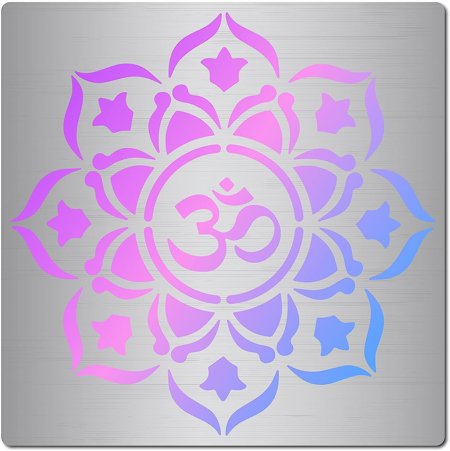 6.3 Inch Reusable Mandala Stencils Chakra Symbol Stencil Yoga Meditation Stainless Steel Decoration - Walmart Business Supplies 6-3-inch-reusable-mandala-stencils-chakra-symbol-stencil-yoga-meditation-stainless-steel-decoration-walmart-business-supplies