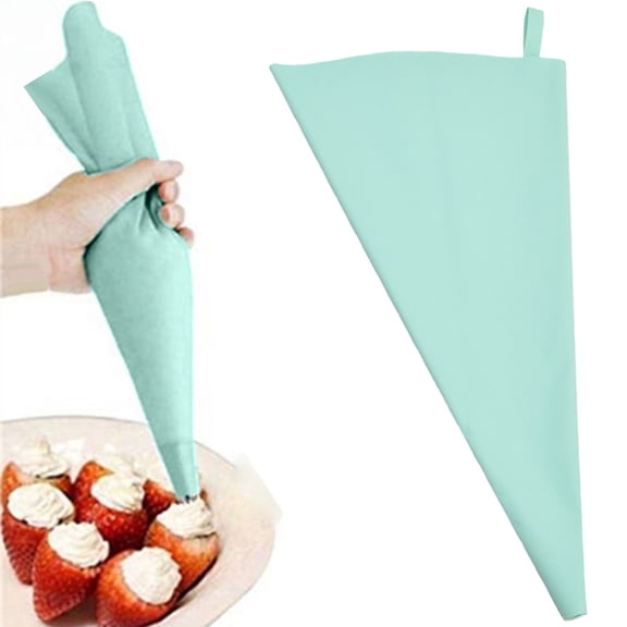 6.3 Inch Reusable Silicone Piping Bags, Frosting Bags for Cake and Cookie Decorating, 1 Pack