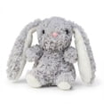thumbnail image 1 of 6.3" Silver Grey Mini Floppy Eared Easter Bunny Plush Toys - Small Bunny Stuffed Animals - Soft Chrome Plushies for Easter Basket Stuffers - Modern Farmhouse Spring Decor Boys, 1 of 5