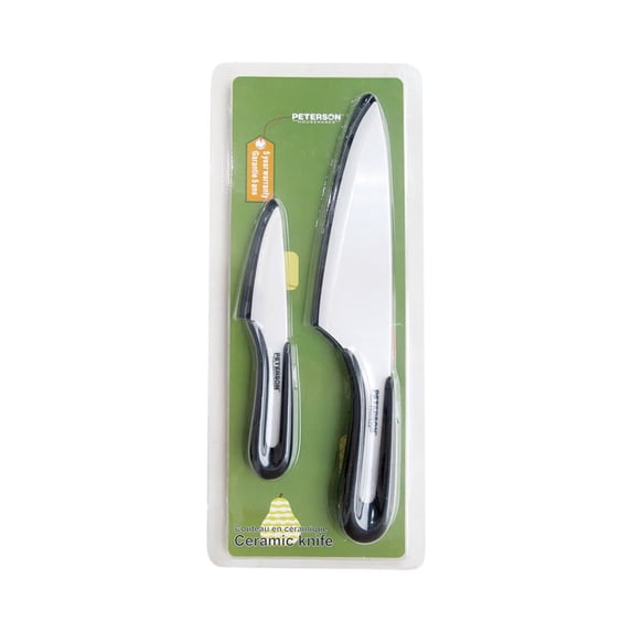 6"+3" U HANDLE CERAMIC KNIFE by Peterson Housewares Artwares