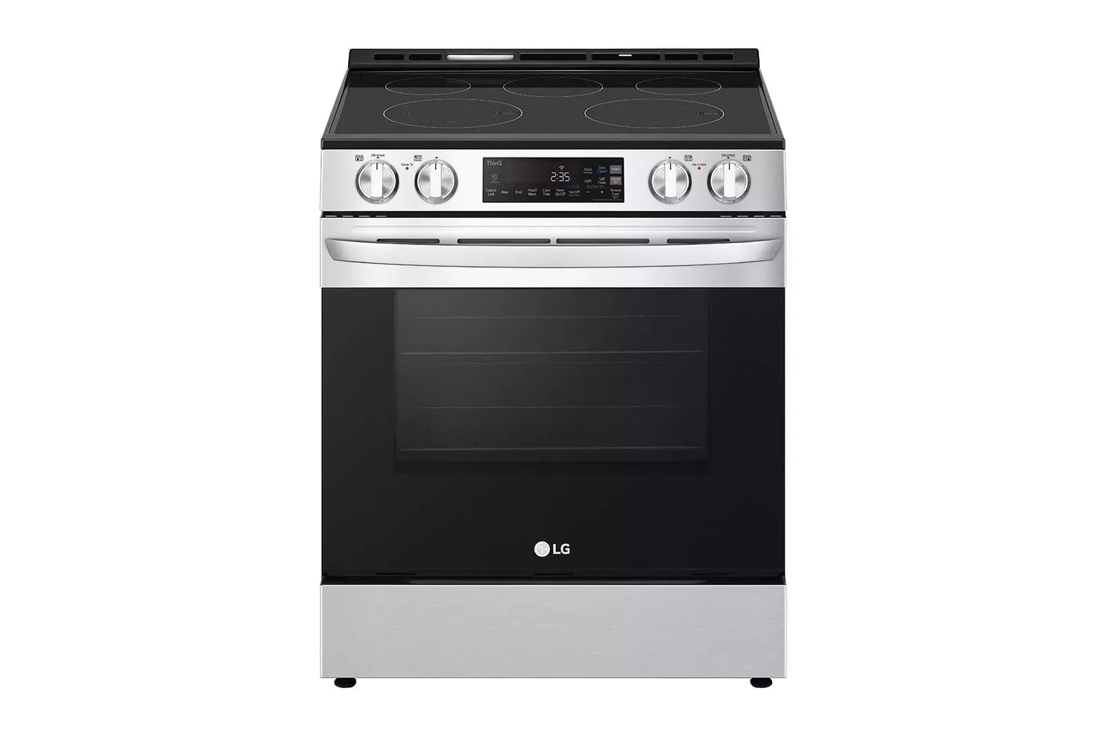 6.3 cu ft. Smart Wi-Fi Enabled Electric Slide-in Range with EasyClean