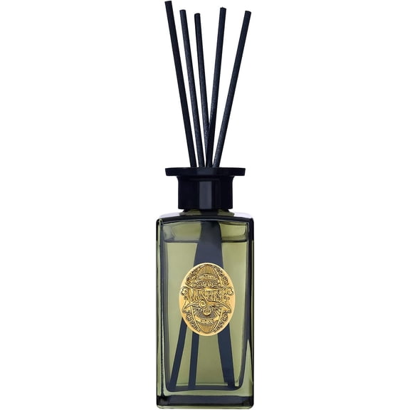 6.3 oz Large Reed Diffuser Set | Lime+Basil Scent Oil Diffuser with Sticks | Hotel Collection Non-Toxic Home Fragrance |for Bedroom Bathroom Living Room