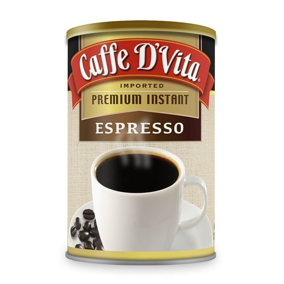 6 - 3 oz. canisters Caffe D'Vita Instant Espresso