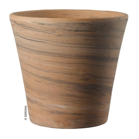 6.3 x 5.79 in. 2 Tone Cone Pot, White - Pack of 10