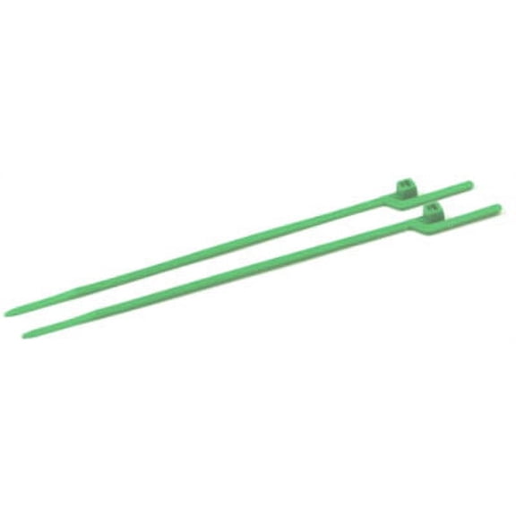 6" (30 lbs Tensile ) EZ-Off Cable Ties / Nylon / Green - 10000 Piece Carton