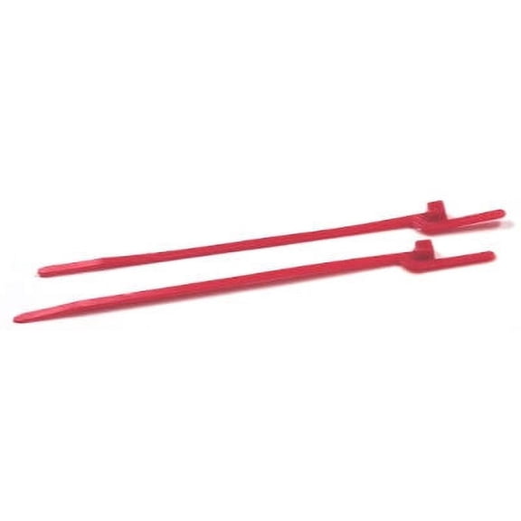 6" (30 lbs Tensile ) EZ-Off Cable Ties / Nylon / Red - 10000 Piece Carton